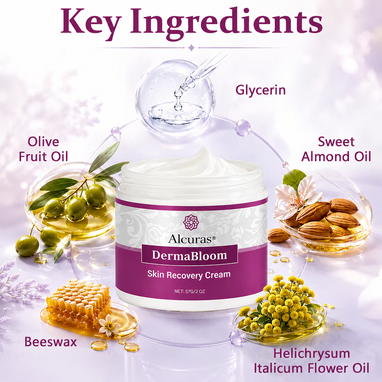 Alcuras® DermaBloom Skin Recovery Cream