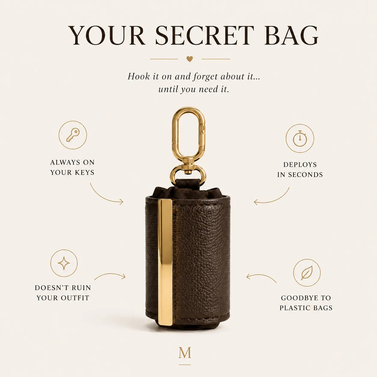 NumerostyTM Varelli Charm Transformable Bag – Stylish Vegan Leather Tote & Keychain Charm
