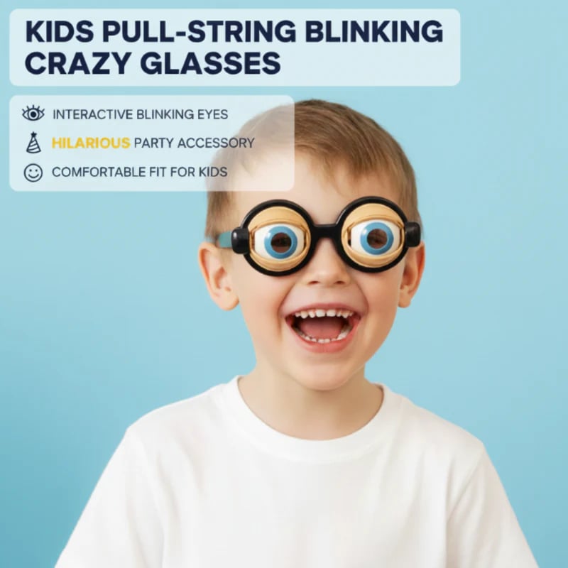🏆Flash Sale💥Funny Glasses with Winking Eye Mechanism🥸