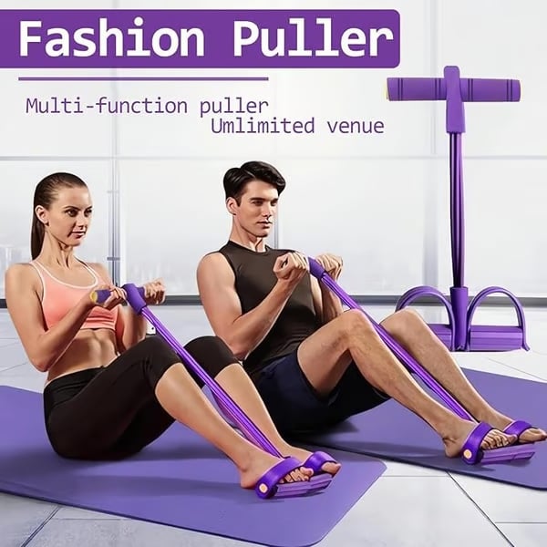 💥 2026 Latest 8-Tube Pedal Resistance Device 💪 Portable Home Workout Fitness Equipment