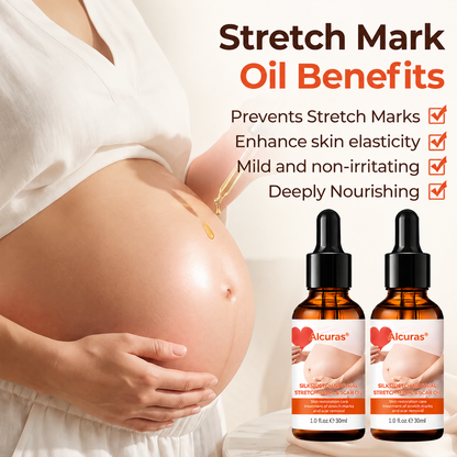 Alcuras® SilkStretch Natural Stretch Mark & Scar Oil ( Imported )