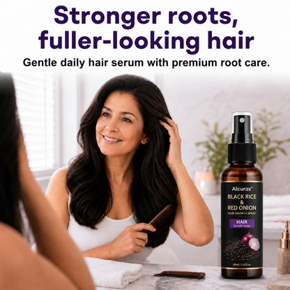 🔥Alcuras® Black Rice & Red Onion Hair Growth Spray