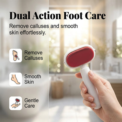 Dual‑Sided Foot Callus Remover, Replaceable Stainless Steel Blade Foot Scraper 🦶