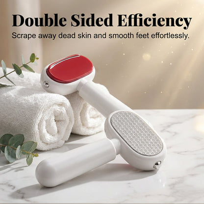 Dual‑Sided Foot Callus Remover, Replaceable Stainless Steel Blade Foot Scraper 🦶