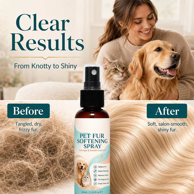 🐶Gentle Pet Coat Detangling & Anti-Static Spray