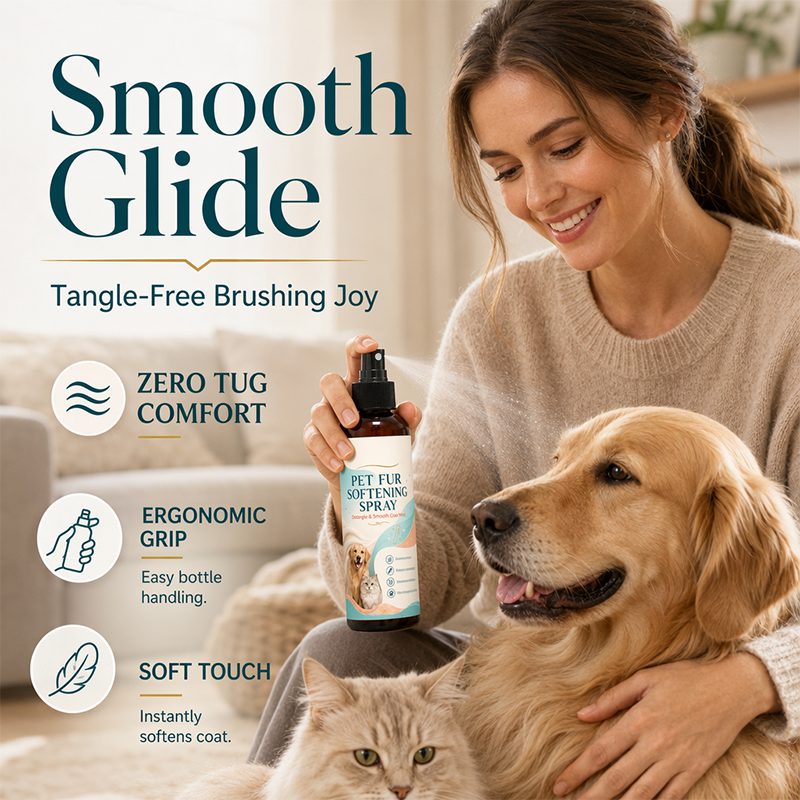 🐶Gentle Pet Coat Detangling & Anti-Static Spray