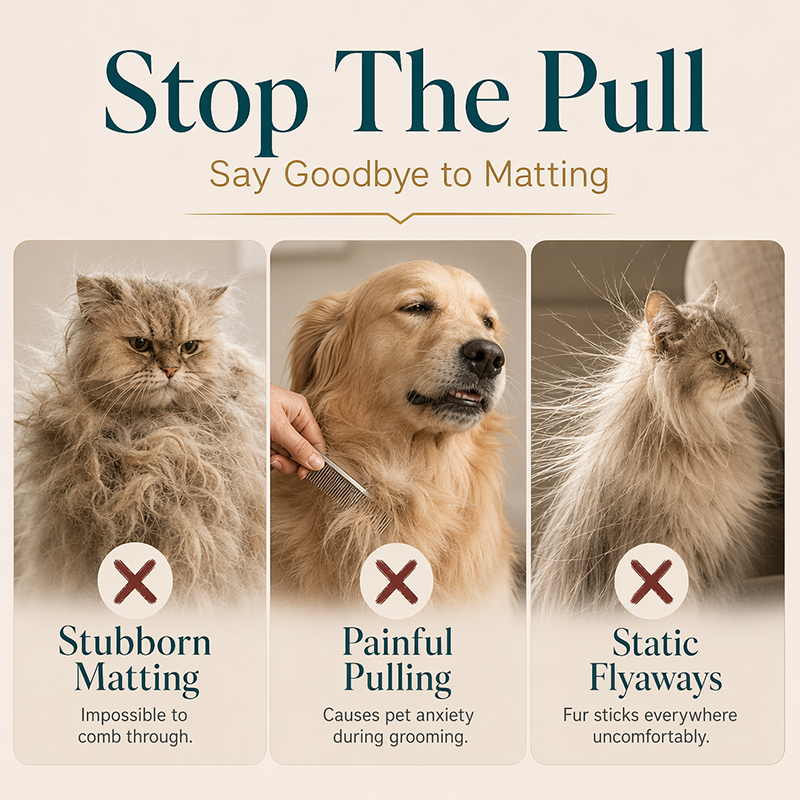 🐶Gentle Pet Coat Detangling & Anti-Static Spray
